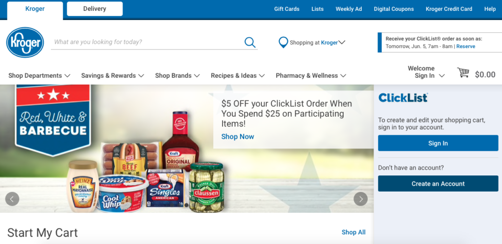 how to use Kroger ClickList