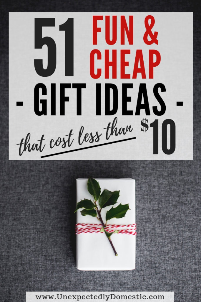 51 Cheap & Creative Gift Ideas Under $10 (that people actually want!)  Diy  christmas gifts for coworkers, Cheap christmas gifts, Unique christmas gifts
