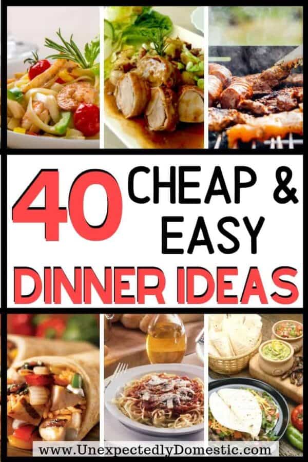 40+ Dirt Cheap Meals (w/ meal plan!) to Make When You're on a Budget