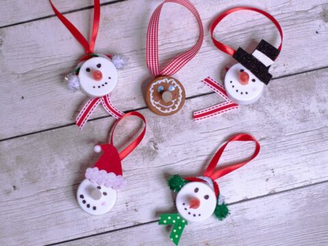 25 DIY Christmas Ornaments - Easy Homemade Gifts & Decor!