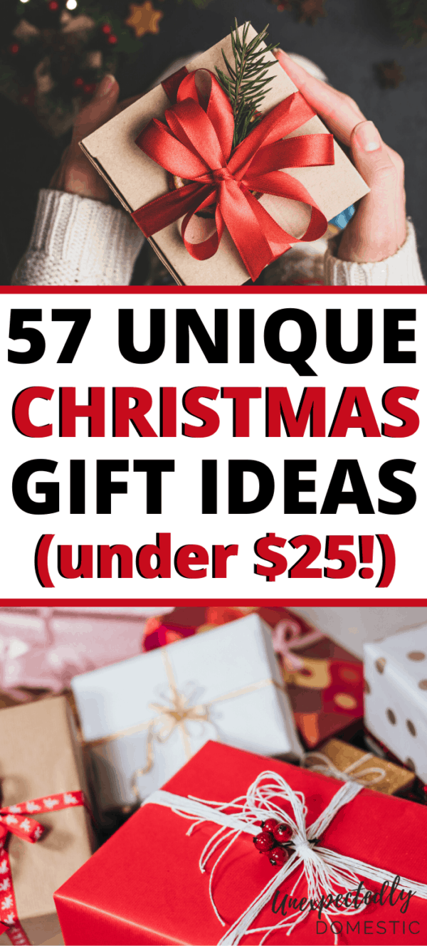 57 Creative & Unique Gift Ideas Under $25 that People Will Love