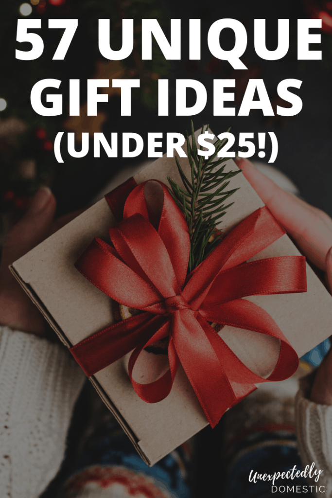 57 Creative & Unique Gift Ideas Under $25 That People Will Love