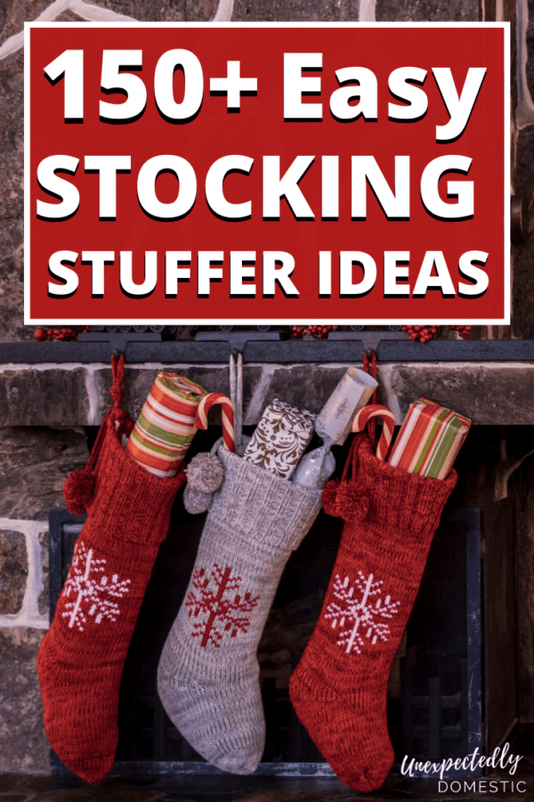 150+ GIANT List of Cheap Stocking Stuffer Ideas (for men, women, & teens!)
