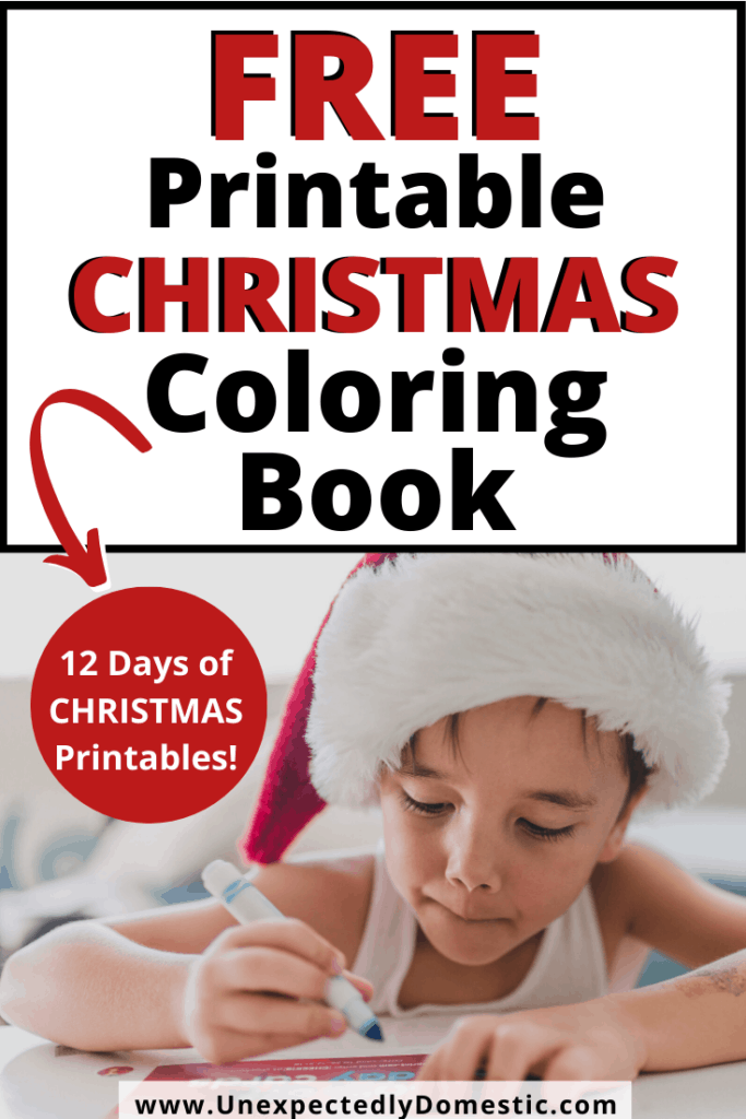 Cute Printable Christmas Coloring Pages - Unexpectedly Domestic