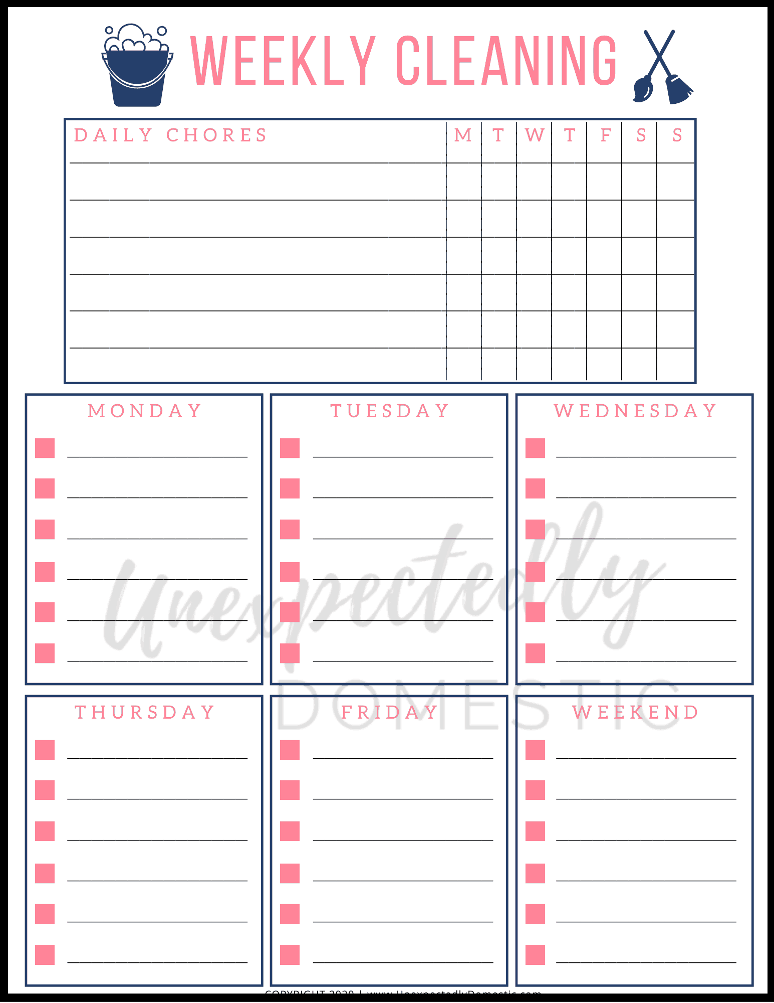 blank-cleaning-schedule-template