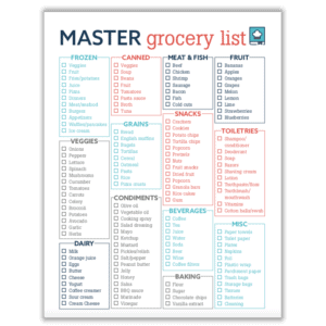 6 Week Meal Plan - Unexpectedly Domestic