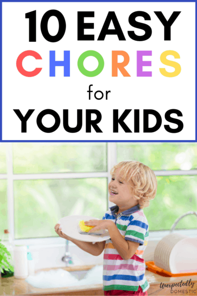 10 Chores Easy Enough for Your Kids To Do