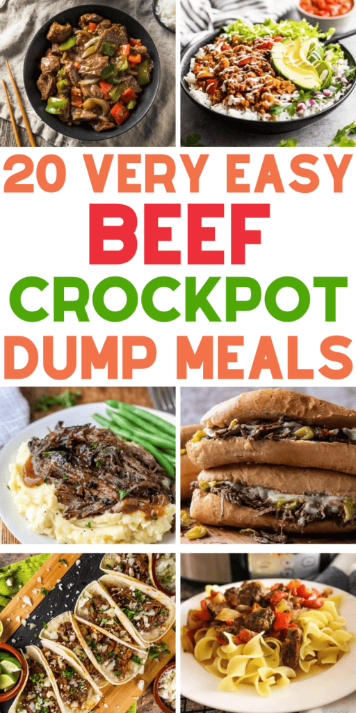 20 Effortless Beef Crockpot Dump Meals for Stress-Free Dinners