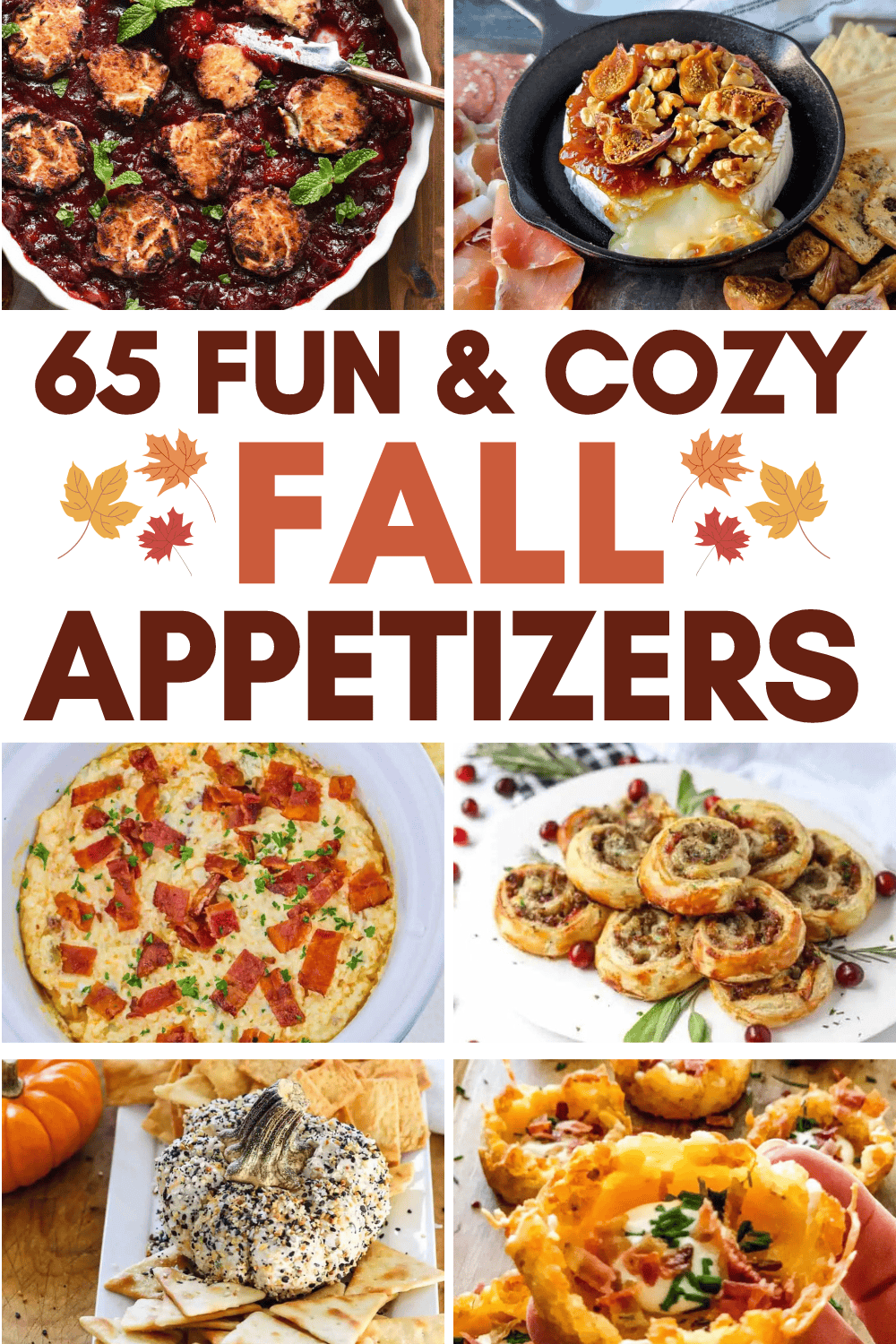 Easy fall party appetizers for a crowd! These yummy fall dips and appetizers include autumn appetizers in the crockpot, savory upscale appetizers with apple, brie, or pumpkin, healthy light appetizers from trader joes, finger foods, and no bake cold appetizers that travel well. Cozy fall appetizers are the best fall appetizers for parties, or fall wine night appetizers. Unique fall appetizers recipes, fall party food and snacks, make ahead fall dips for Thanksgiving, Halloween or dinner parties.