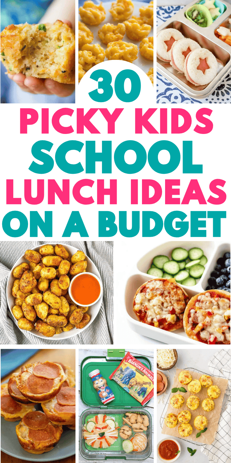 Picky kids lunch ideas for school! This list of creative school lunches includes cute cold make ahead kids lunch recipes for kids for teens. Cheap easy school lunch ideas quick on a budget, school lunch ideas for picky eaters, healthy lunch ideas for school, kids meals not sandwiches, school lunch ideas for kids, school lunch ideas bento, back 2 school lunch ideas for kids picks, school lunch ideas aesthetic, school lunch box ideas for kids picky, school lunch snacks, picky eater lunch easy.