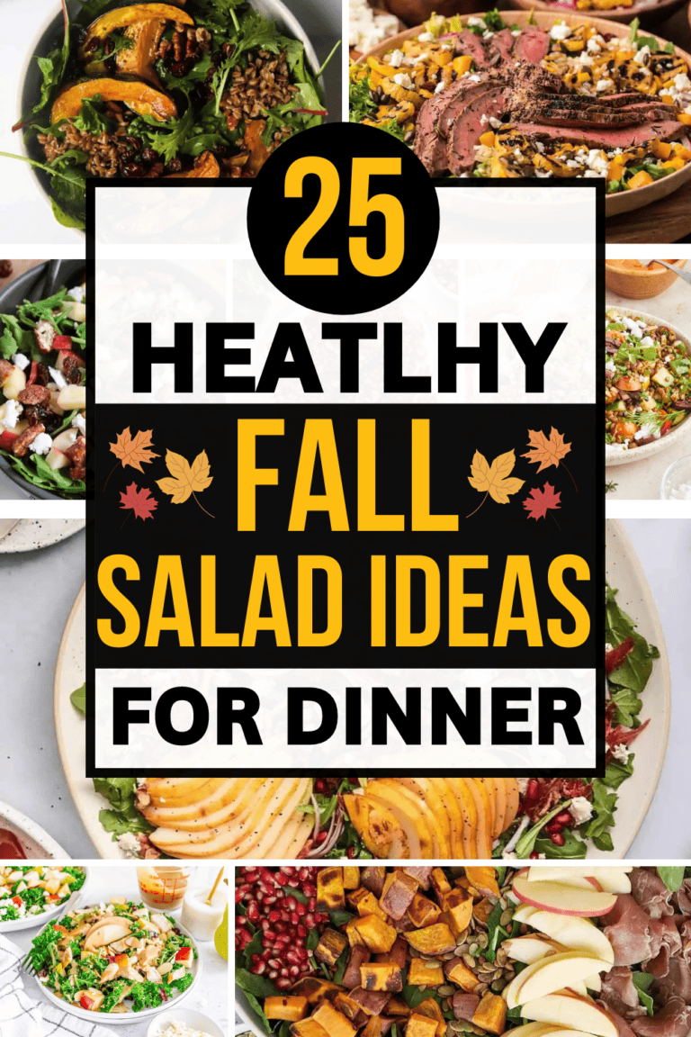 25 Healthy Fall Dinner Salads for Quick Autumn Meals
