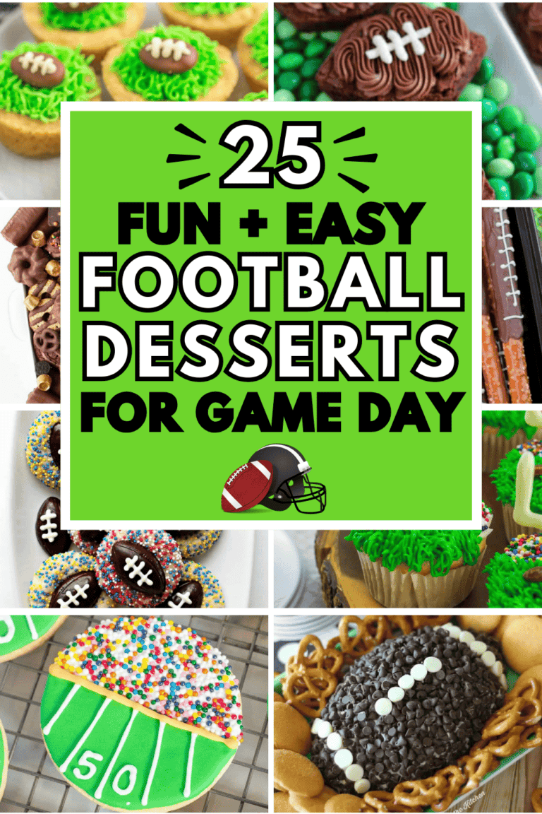 25 Easy Game Day Football Desserts for Parties & Tailgating