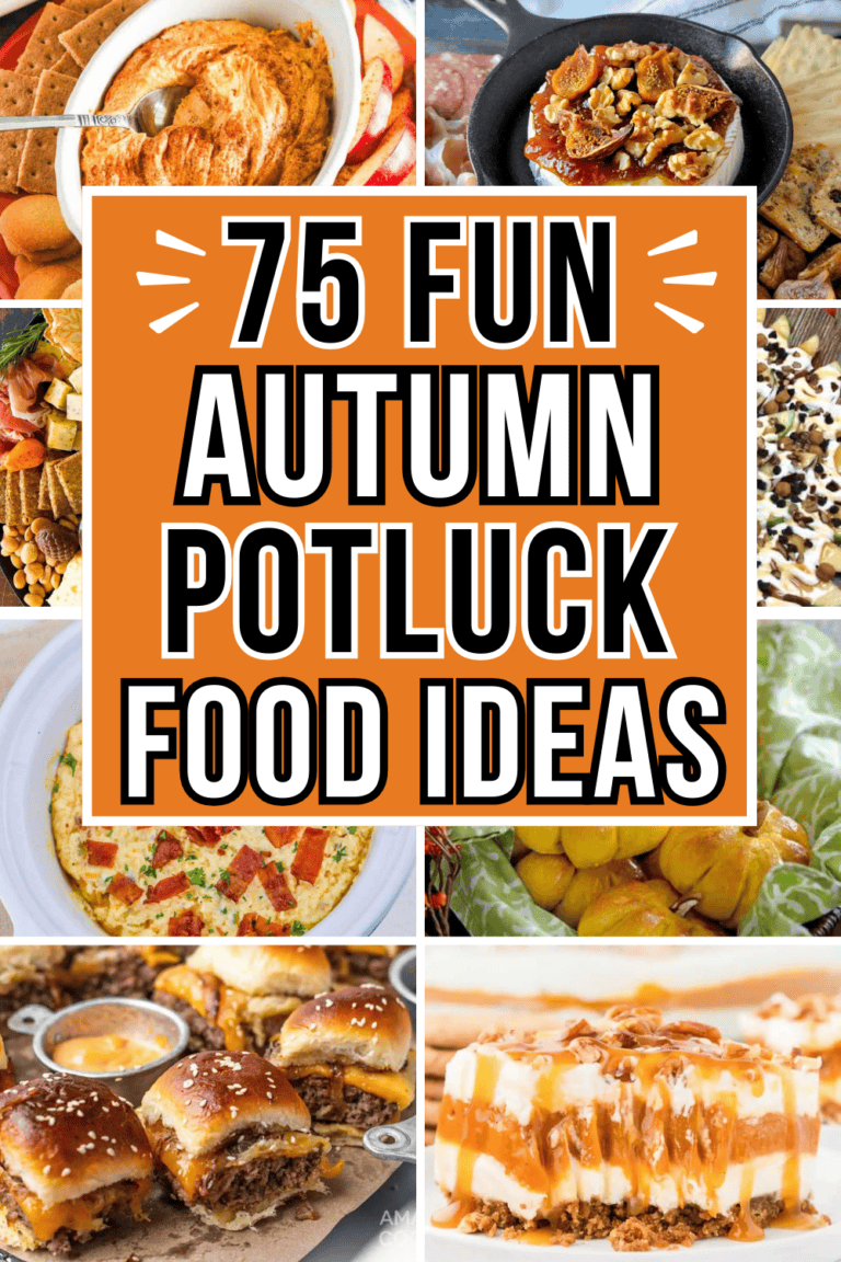 75 Fun Fall Potluck Dishes that Everyone Will Love