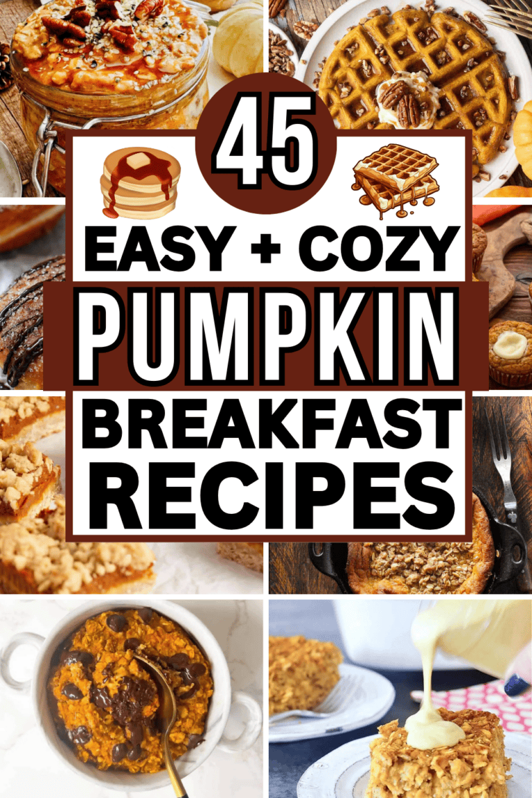 45 Cozy Pumpkin Breakfast Recipes for Festive Fall Mornings