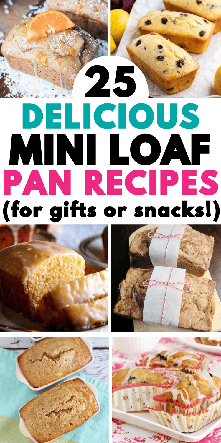 Fun mini loaf pan recipes! Easy recipes for mini loaf pans include sweet & savory bread ideas with apple, lemon, cinnamon, pumpkin, gingerbread, red velvet, zucchini, or banana! Mini loaf pan cakes, food gift ideas for Thanksgiving, Christmas, small loaf cakes, mini cake pan ideas, mini dessert for bake sale, mini loaf pan recipes desserts, mini loaf pan bread recipes, mini breads loaves, mini loaf ideas, small loaf cakes, holiday quick breads, pampered chef stoneware, sweet breads, brunch foods