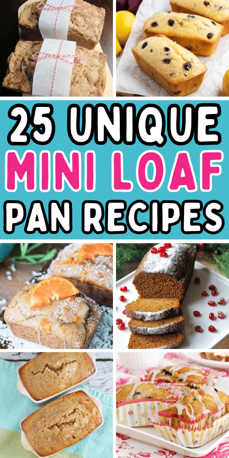 Fun mini loaf pan recipes! Easy recipes for mini loaf pans include sweet & savory bread ideas with apple, lemon, cinnamon, pumpkin, gingerbread, red velvet, zucchini, or banana! Mini loaf pan cakes, food gift ideas for Thanksgiving, Christmas, small loaf cakes, mini cake pan ideas, mini dessert for bake sale, mini loaf pan recipes desserts, mini loaf pan bread recipes, mini breads loaves, mini loaf ideas, small loaf cakes, holiday quick breads, pampered chef stoneware, sweet breads, brunch foods