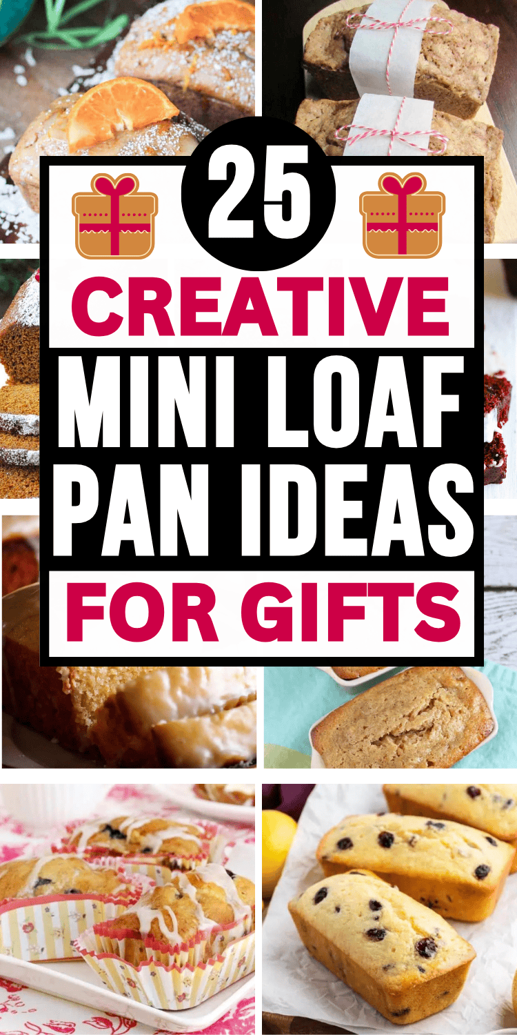 Fun mini loaf pan recipes! Easy recipes for mini loaf pans include sweet & savory bread ideas with apple, lemon, cinnamon, pumpkin, gingerbread, red velvet, zucchini, or banana! Mini loaf pan cakes, food gift ideas for Thanksgiving, Christmas, small loaf cakes, mini cake pan ideas, mini dessert for bake sale, mini loaf pan recipes desserts, mini loaf pan bread recipes, mini breads loaves, mini loaf ideas, small loaf cakes, holiday quick breads, pampered chef stoneware, sweet breads, brunch foods