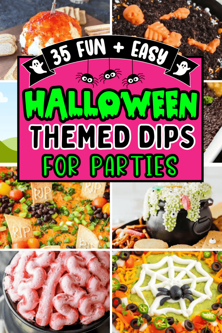 35 Easy Halloween Dips for Parties (easy appetizers and spooky snacks!)