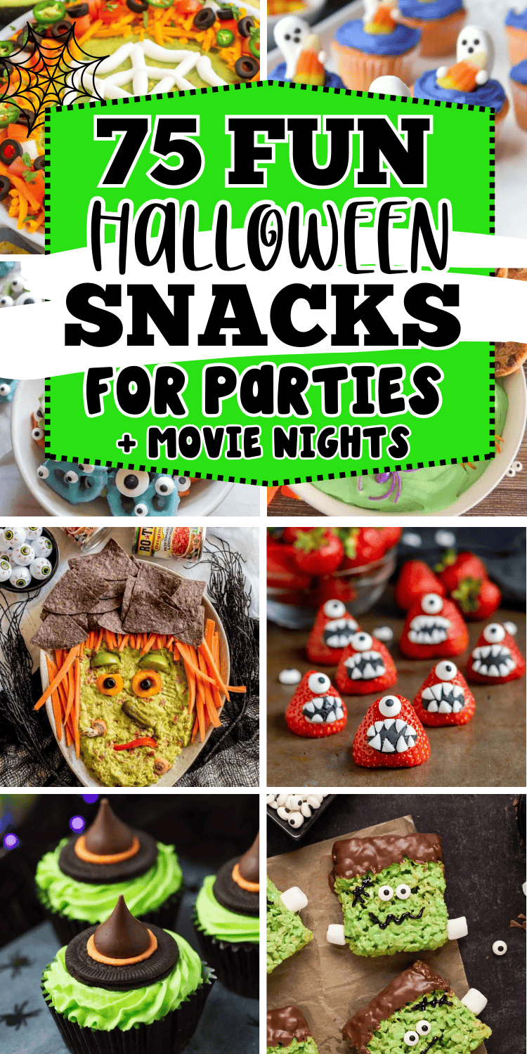 Cute Halloween party snacks! These Halloween themed snacks and spooky party foods include fun appetizer recipes, finger foods, movie night snacks mixes and party treats. Halloween party food ideas, cheap Halloween food, quick Halloween snacks, quick Halloween appetizers, easy halloween appetizers, kid friendly halloween foods, halloween party snacks for adults, Halloween treats savory. Snack tray ideas, snack halloween, halloween birthday party food ideas, halloween oreos, halloween themed food.