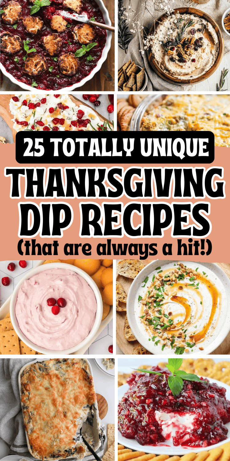 Easy Thanksgiving dips for a crowd! Unique fall dips to bring to Thanksgiving dinner or a friendsgiving potluck including hot dip recipes, make ahead cold dip ideas, and quick sweet dips for dessert. Thanksgiving dips and appetizers easy, friendsgiving appetizer ideas, cold thanksgiving appetizers ideas, cranberry cream cheese spread, best thanksgiving dip ideas appetizer, thanksgiving dip ideas homemade, light thanksgiving themed appetizers party, holiday dips thanksgiving, thanksgiving snacks.